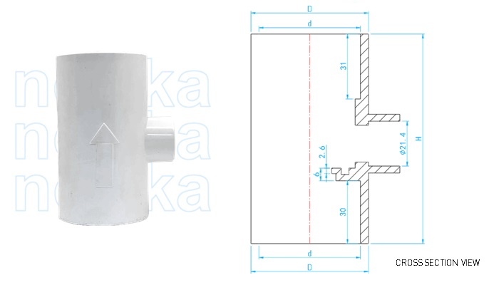 PVC Venturi Tee Jet